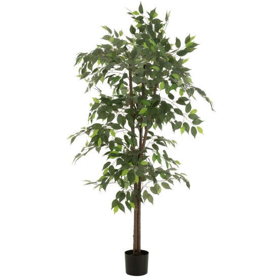 J Line Ficus Tree Pot Artificial Green trees.