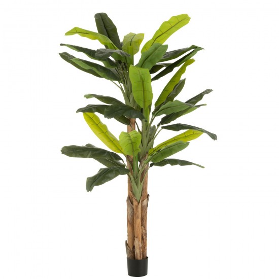 J Line Banana Tree Pot Artificial Green trees.