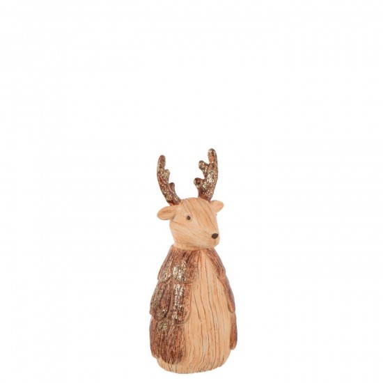 J Line Reindeer Wood Imitation Polyresin Camel Large Animals.