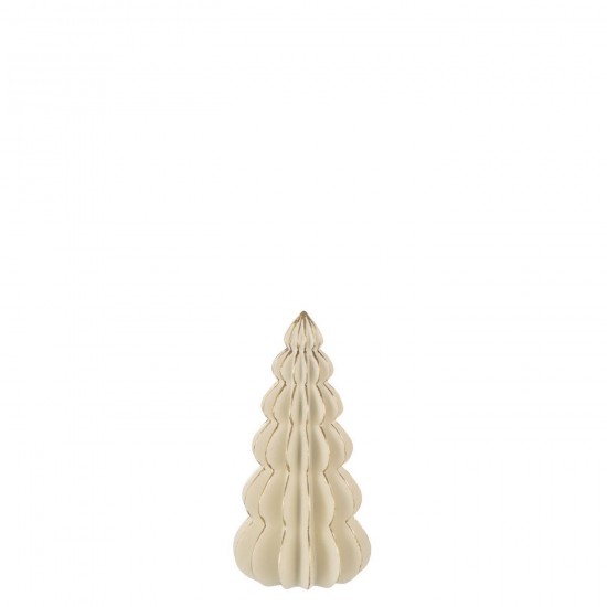 Jline Boom Origami Kalk Wit Goudkleurig Small.