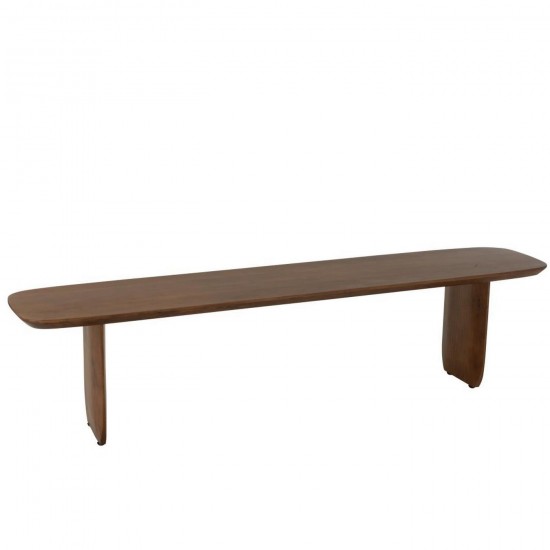 Jline Banco Madera De Acacia Marrón.