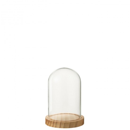 Jline Decoratieve Stolp Glas Naturel Small.