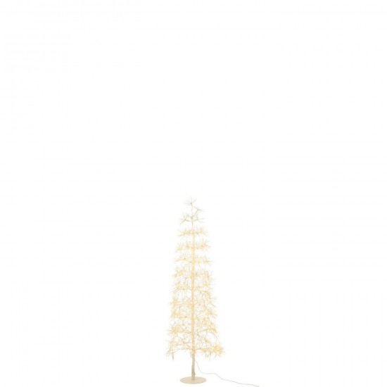 J Line Albero Led Luci Bianco Caldo Ferro Bianco Medium Árbol Led Luces Blancas Cálidas Plancha Blanco Medium.