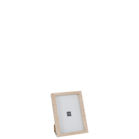 J Line Photo Frame Rectangle 13X18Cm Mdf Natural single photo frames.