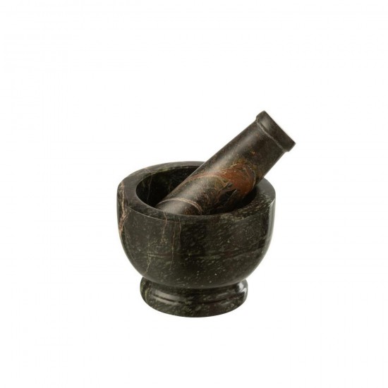 J Line Mortar Pestle Matt Marble Khaki Green Dark Green mortars.