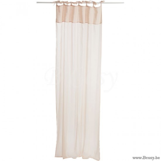J Line Jline Curtain Cotton Voile Linen Light Pink curtains