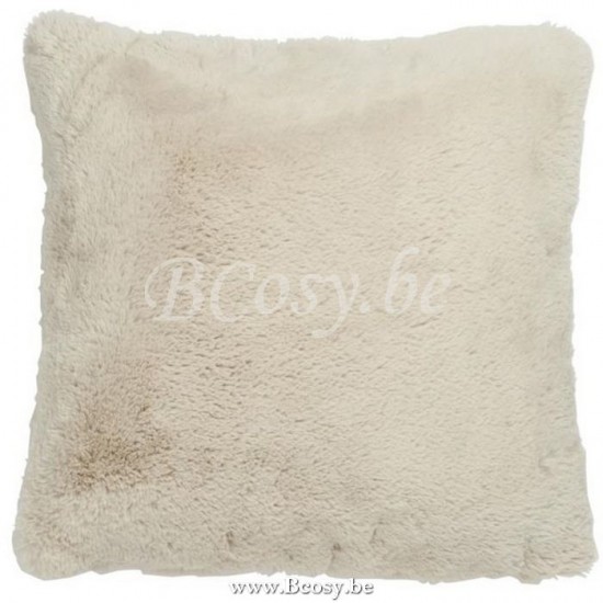 J Line Cushion Cutie Polyester Beige cushion.