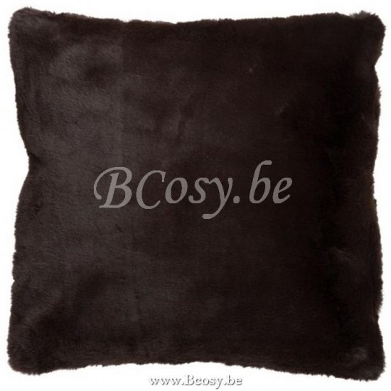 J Line Jline Cushion Cutie Polyester Dark Brown cushion