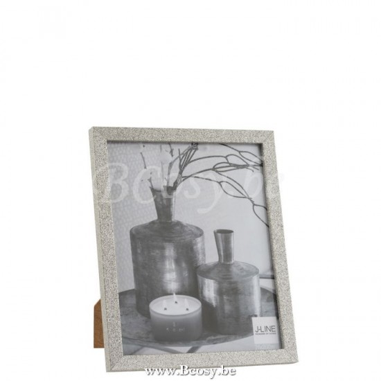 J Line Jline Photo Frame 20X25 Glitter Wood Silver Large photo holder picture frame holders frames
