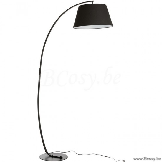 J Line 85334 Vloerlamp Staanlamp Stalamp Staand Boog Metaal Zwart Vloerlampen Stalampen Staande Lampen Staanlampen
