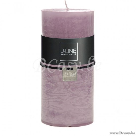 J Line Jline Cilinderkaars Lavendel L 72U