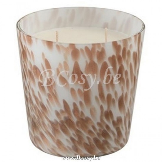 Jline Geurkaars Noa Neon Night Wit Goud Small 50U.