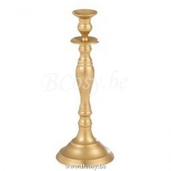 J Line Jline Kandelaar Klassiek Aluminium Mat Goud Small