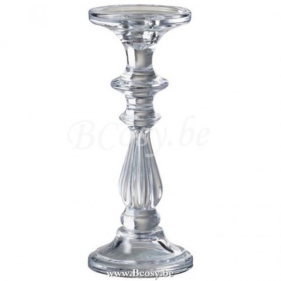 J Line Jline Kandelaar Kaarshouder Tibo Glas Transparant Medium