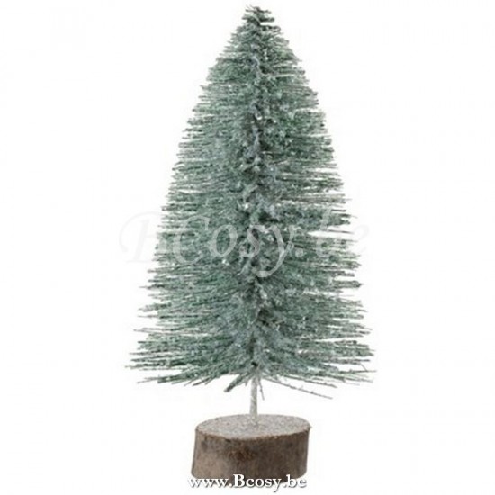 J Line Jline Kerstboom Deco Glitter Licht Groen Medium