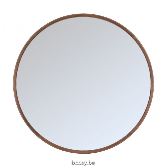LABEL51 Miroir 90 cm Oliva Noyer Chêne.