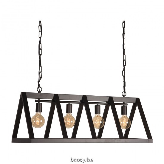 LABEL51 Pendant lamp Roof Black Metal.