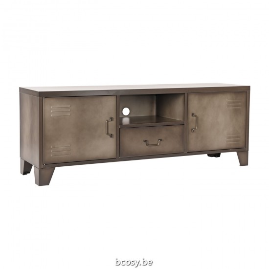 LABEL 51 Meuble TV Fence Métal vintage.