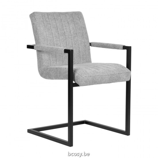 LABEL 51 Chaises à manger Milo Zinc.