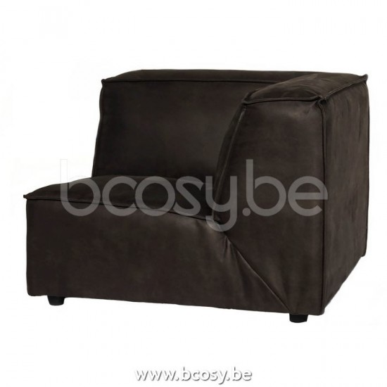 Lifestyle SIÈGE D'ANGLE CARRÉ VERONA MERSEY ANTHRACITE 1 B104/H75/D104