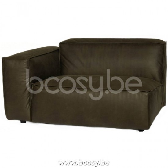 Lifestyle 1,5 SIÈGE BRAS GAUCHE VERONA MERSEY VERT 7 B128/H75/D104