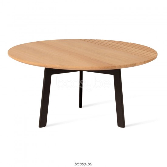 Vincent Sheppard Groove tables d appoint bouts de canapé cadre en Acier Noir Dia 72.