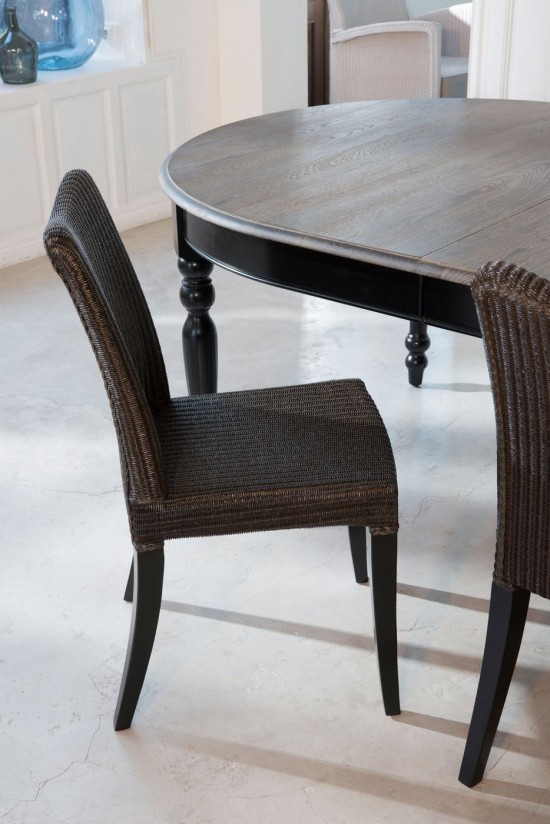 Vincent Sheppard Melissa chaises de repas Lloyd Loom Wengé.