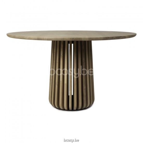 Vincent Sheppard Maru tables a manger de repas Cadre en Chêne naturel Round.