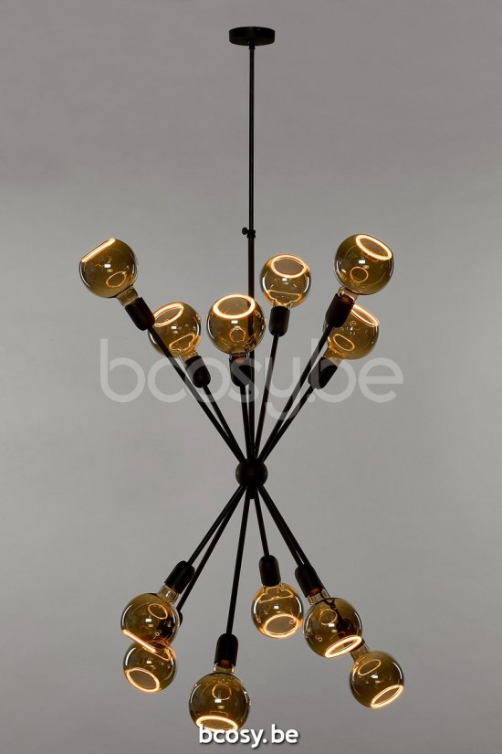 Marckdael amalfi Black Éclairage Armatures Luminaires D'intérieur Lustres VVD VDV Verlichting van Dijck Dyck Markdaal.