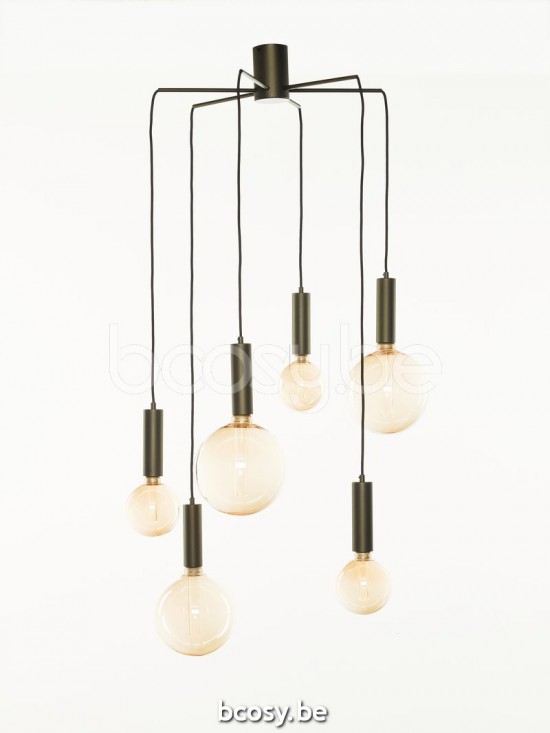 Marckdael Melbourne Bronze color Hanglampen Pendels Pendellampen Plafondlampen Plafondverlichting Binnenverlichting VVD VDV Verlichting van .