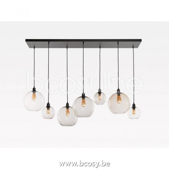 Marckdael 1588-PL7-NE-GLOBE-CLEAR-3KL-4GR C-VDV 1588-PL7-NE-GLOBE-CLEAR-3KL-4GR Verlichting van Dijck van Dyck Markdaal