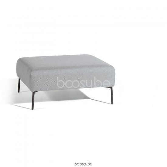 Diphano Coast Modular repose-pieds moyen Cadre Aluminium Lava Tissu imperméable Silver.