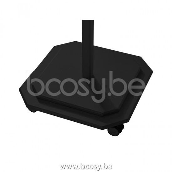 Jardinico JCP102 230x230 Quadratischer Ampelschirm Schwarzer Mast Stoff Umber Sunbrella Plus Marine cat3.