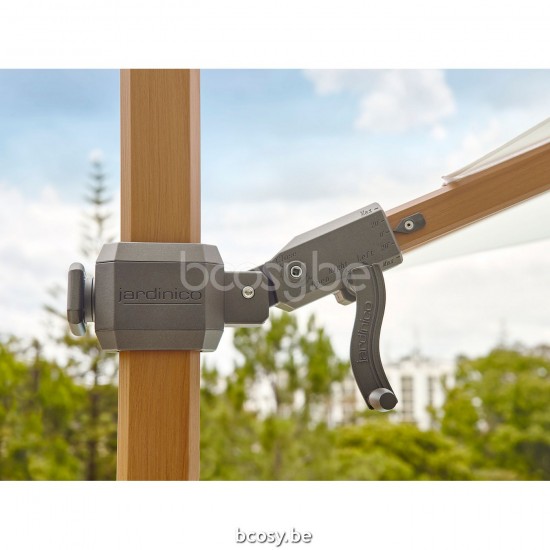 TUUCI OCEAN MASTER MAX SINGLE CANTILEVER ALUMA TEAK Ø350 Cantilever Parasol.