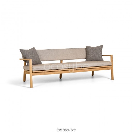 Jati Kebon Lynn Teak Sofa 3-Sitzer.