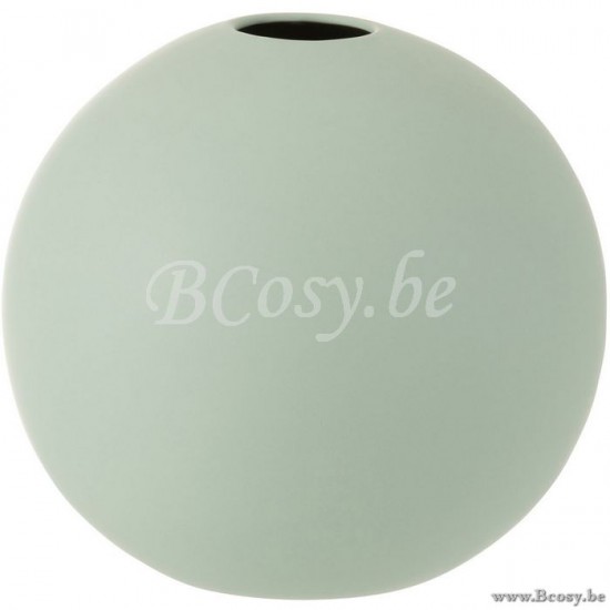 J Line Jline Vase Kugel Keramik Pastel Grün Large vases