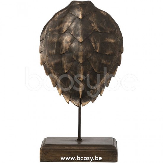 Jline Schildkrötenpanzer Auf Fuß Poly Bronze Large schildkroeten.