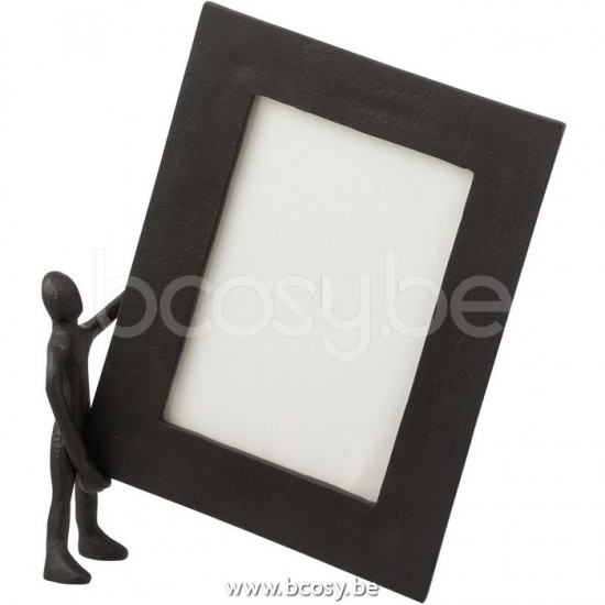 J Line Jline Figur Rahmen Aluminium Schwarz Weiß Large fotorahmen bilderrahmen
