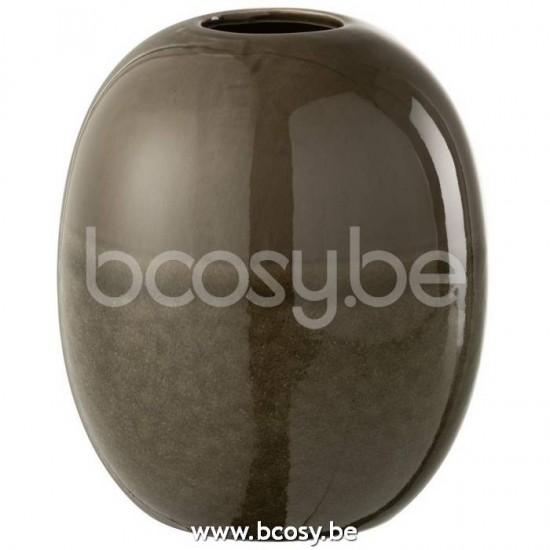 J Line Jline Vase Marie Ceramic Green Small