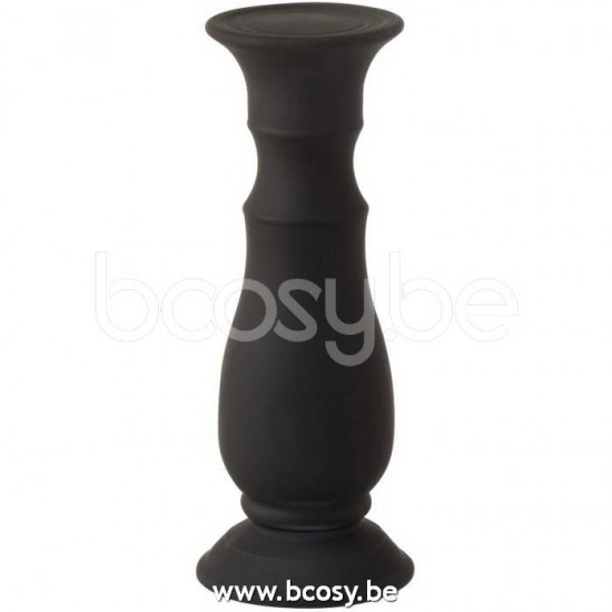 J Line Jline Kerzenhalter Glas Matt Schwarz Small kerzenhalter kerzenstaender kerzenleuchter