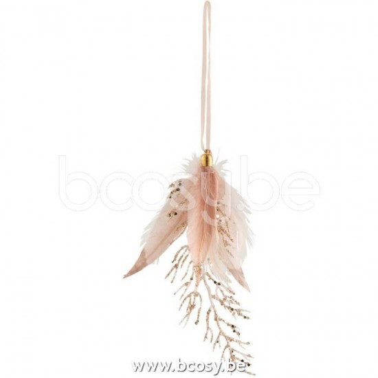 J Line Jline Hanger Feathers Stone Glitter Light Pink