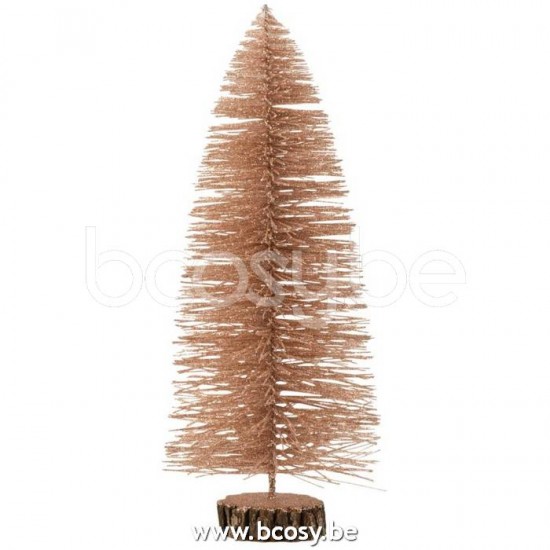 J Line Jline Christmas Tree Deco Plastic Glitter Antique Pink Medium x mas christmas trees on foot