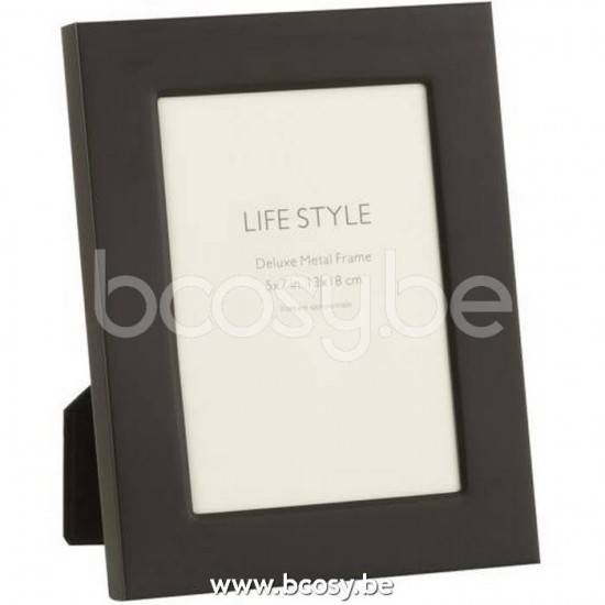 J Line Jline Fotorahmen Breit Rand 13X18 Metall Schwarz Medium fotorahmen bilderrahmen