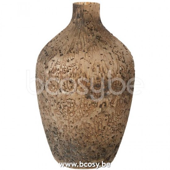 J Line Jline Vase Wyll High Round Glass Mix