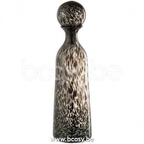 J Line 18644 Online bestellen Decoracion Online Verkooppunten Online Online Winkels Decoratie Online Webwinkel bouteille vernie terre cuite Bouteilles Design bottles glazed terracotta Decorazione Vert