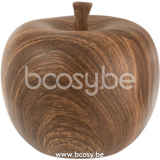 J Line Jline Apple Ceramic Brown Medium apples