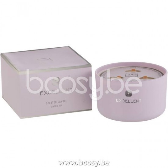 J Line Jline Scented Candle Excellent Glass Lila Large 50U scented candles