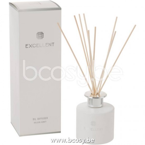 J Line Jline Scented Oil Excellent Glass White scent diffusers