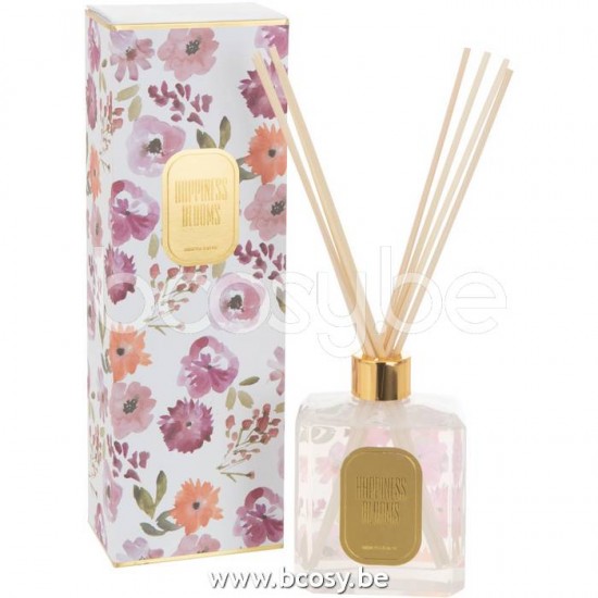 J Line Jline Scented Oil Sticks Happiness Blooms White scent diffusers
