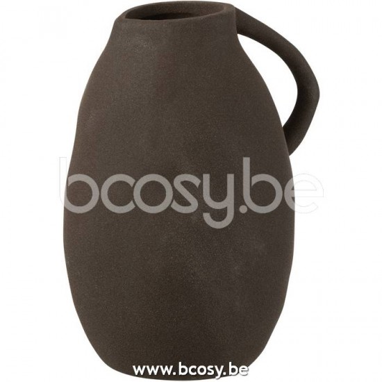 J Line Jline Vase Jug Ceramic Black Medium